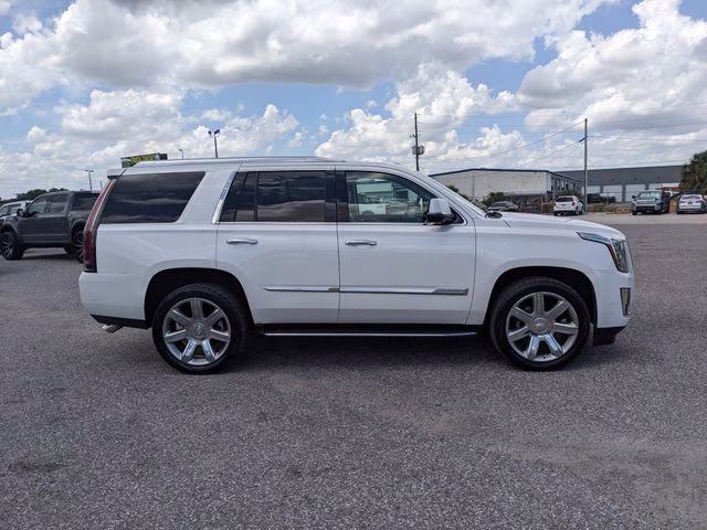 2019 Crystal White Tricoat Cadillac Escalade Luxury 4X4 SUV