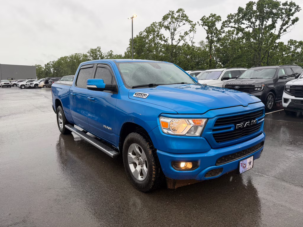 2021 Hydro Blue Pearlcoat Ram 1500 Big Horn 4X4 Truck