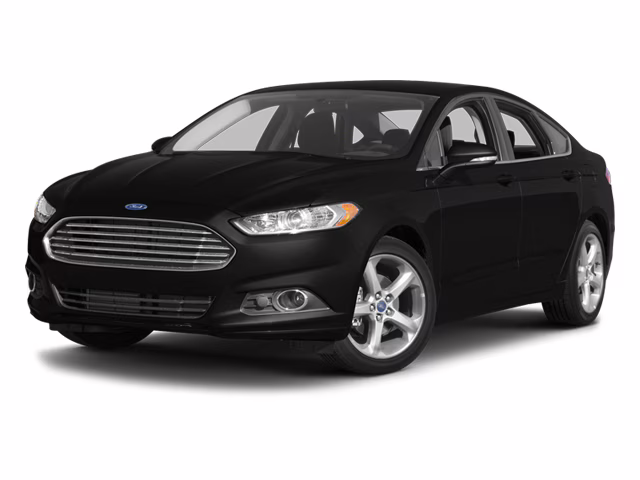 2014 Black Ford Fusion SE FWD Sedan