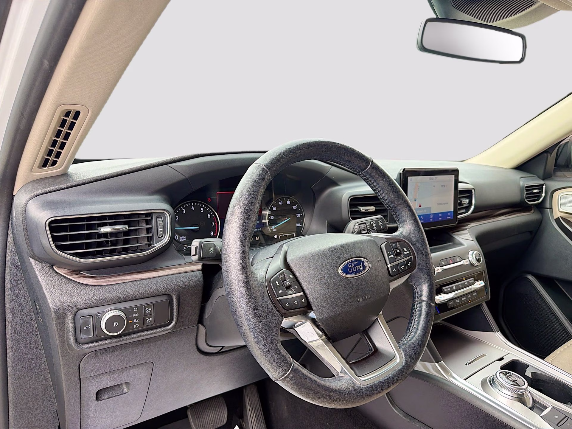 2020 Oxford White Ford Explorer Limited 4X4 SUV