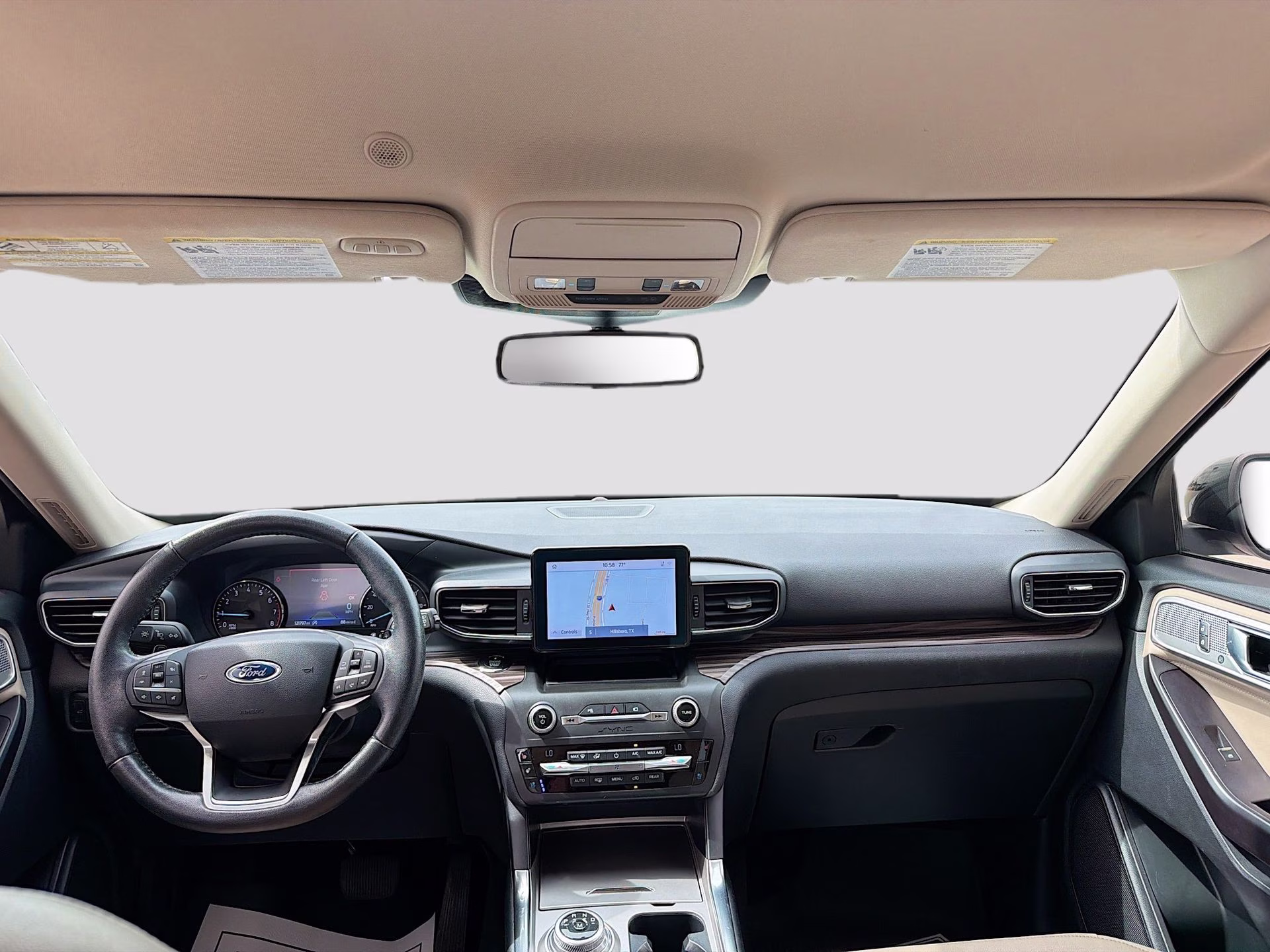 2020 Oxford White Ford Explorer Limited 4X4 SUV