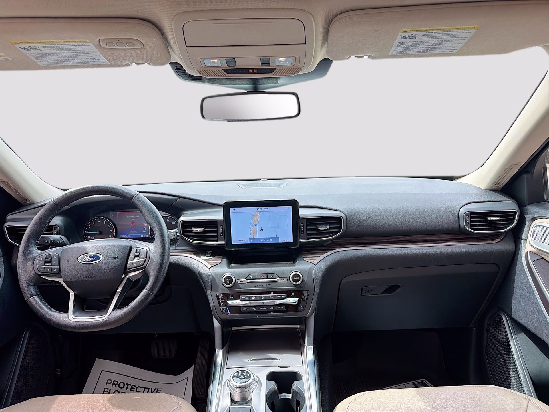 2020 Oxford White Ford Explorer Limited 4X4 SUV