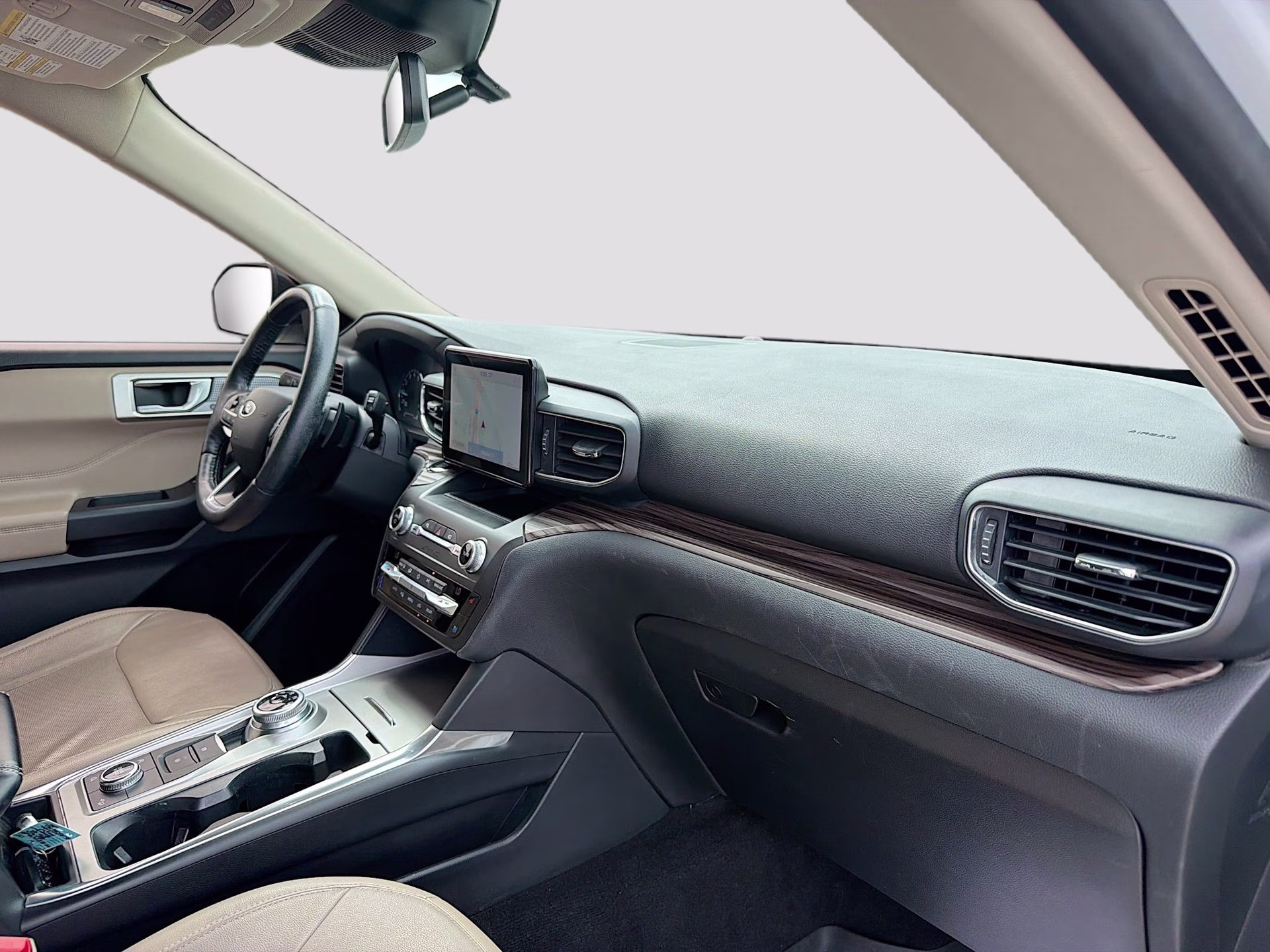 2020 Oxford White Ford Explorer Limited 4X4 SUV