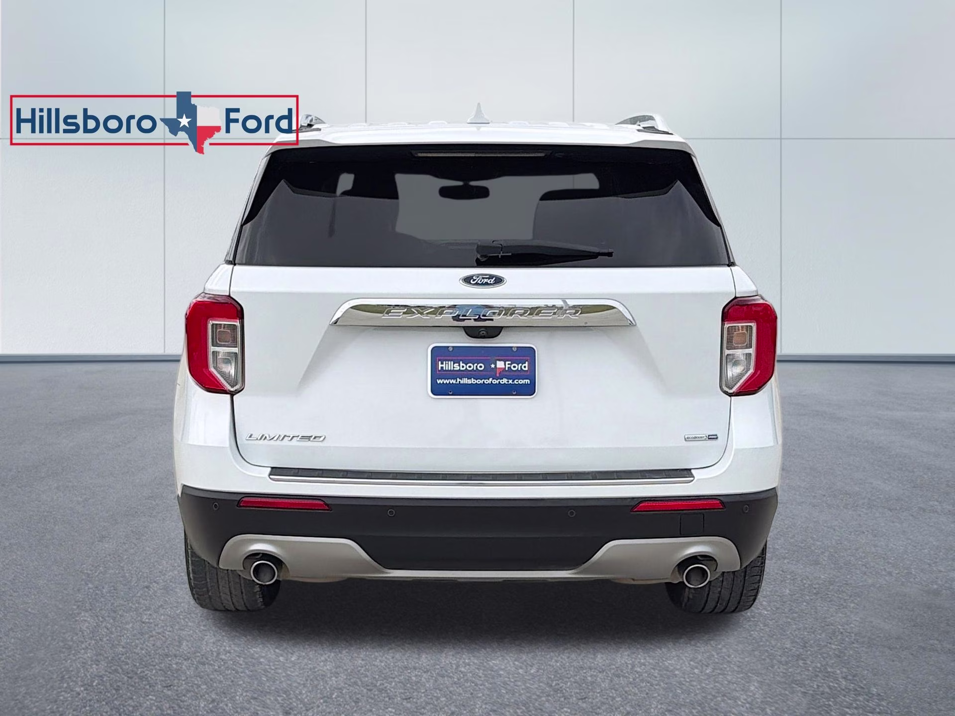 2020 Oxford White Ford Explorer Limited 4X4 SUV