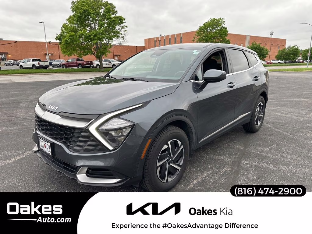 2023 Gravity Gray Kia Sportage Hybrid LX AWD SUV