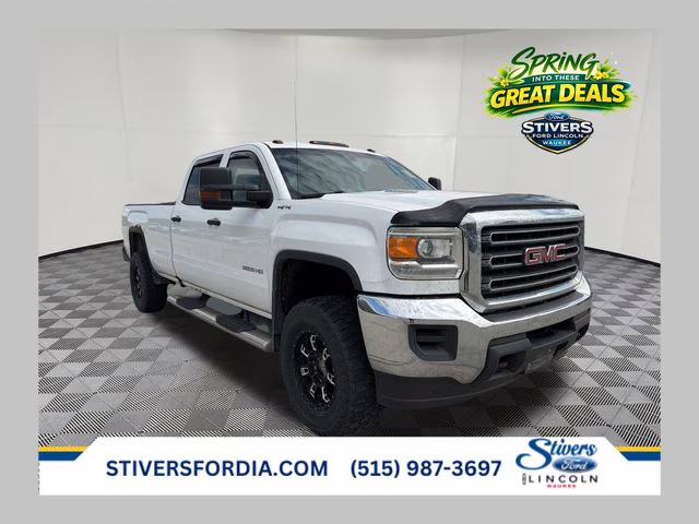 2016 Summit White GMC Sierra 2500HD Base 4X4 Truck
