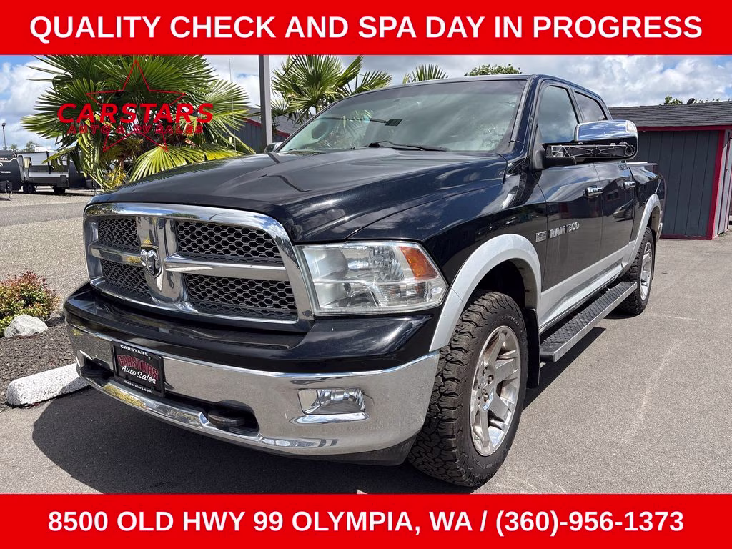 2012 Black Clearcoat Ram 1500 Laramie 4X4 Truck