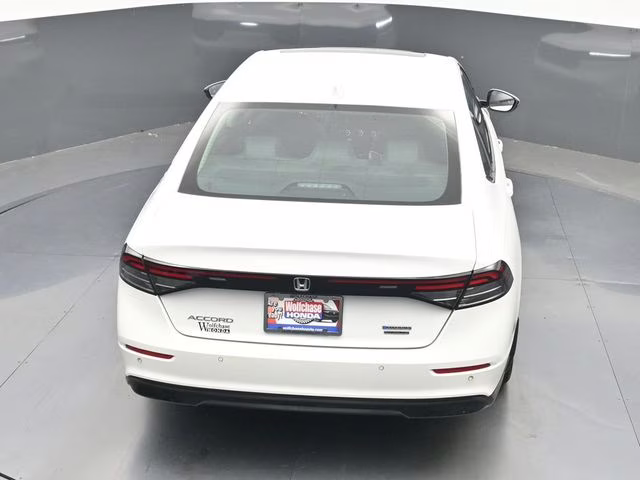 2023 Platinum White Pearl Honda Accord Hybrid Touring FWD Sedan