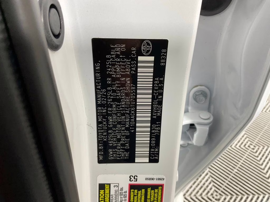 2026 Pearl Toyota Camry XSE FWD Sedan