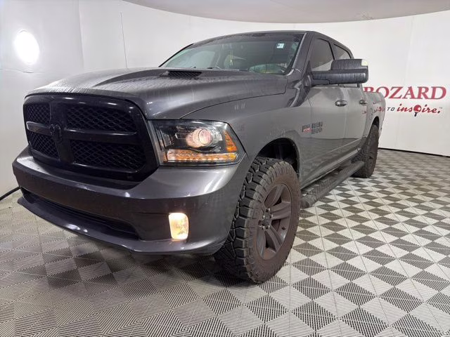 2018 Granite Crystal Metallic Clearcoat Ram 1500 Night 4X4 Truck
