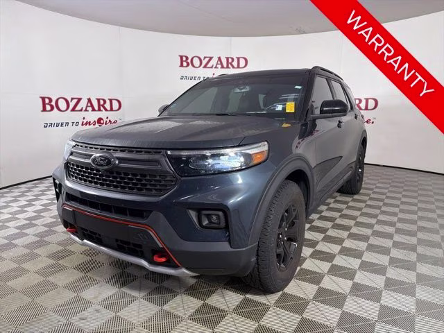 2024 Blue Metallic Ford Explorer Timberline 4X4 SUV