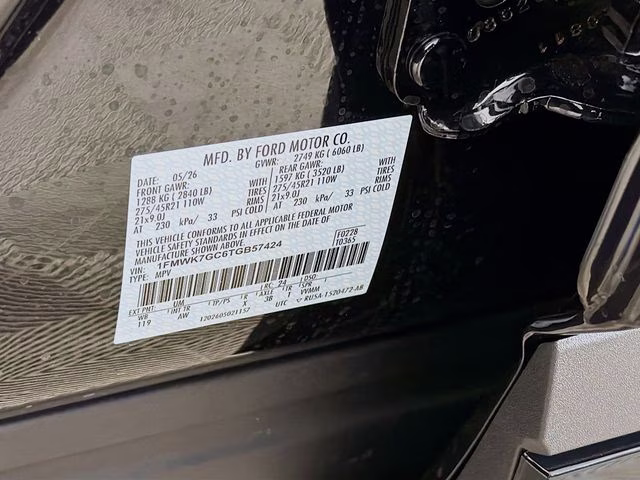 2026 Agate Black Metallic Ford Explorer ST RWD SUV