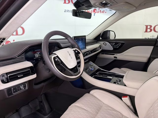 2024 Diamond Red Metallic Tinted Clearcoat Lincoln Aviator Black Label AWD SUV