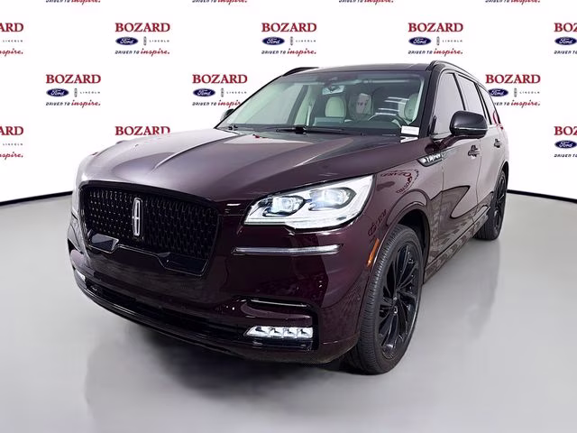 2024 Red Metallic Lincoln Aviator Black Label AWD SUV