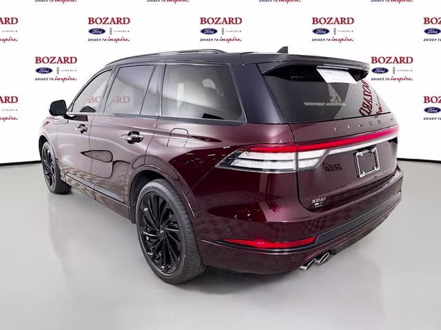 2024 Red Metallic Lincoln Aviator Black Label AWD SUV