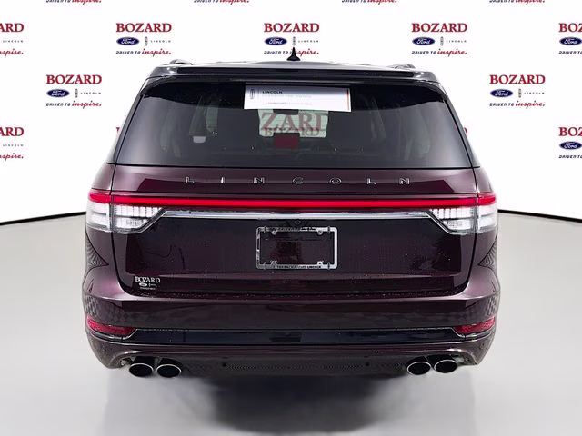 2024 Red Metallic Lincoln Aviator Black Label AWD SUV