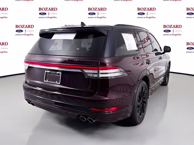 2024 Red Metallic Lincoln Aviator Black Label AWD SUV