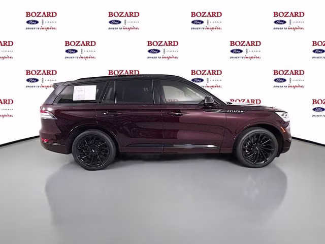2024 Red Metallic Lincoln Aviator Black Label AWD SUV