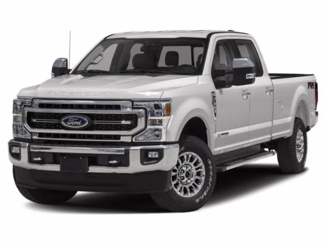 2021 White Metallic Ford Super Duty F-350 SRW Lariat 4X4 Truck