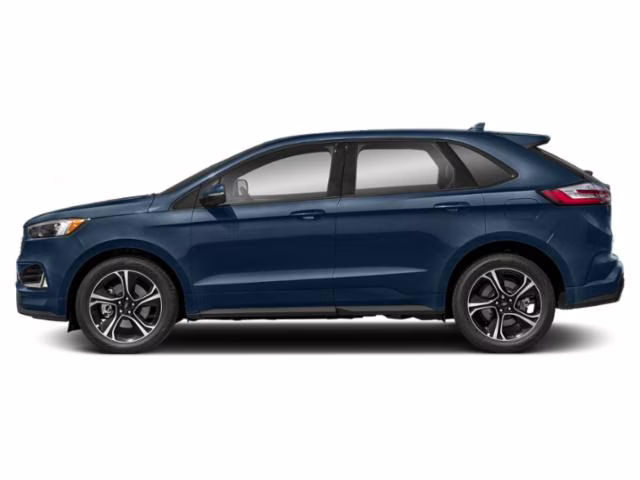 2019 Blue Ford Edge ST AWD SUV