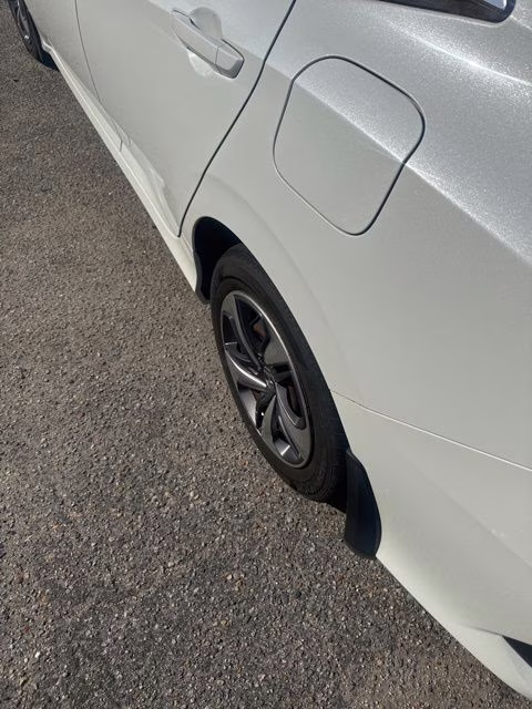 2019 White Honda Civic LX FWD Sedan