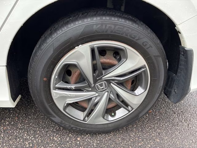 2019 White Honda Civic LX FWD Sedan