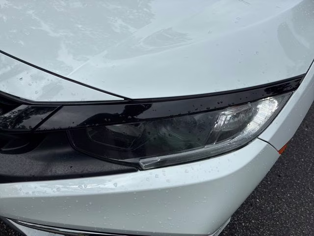 2019 White Honda Civic LX FWD Sedan