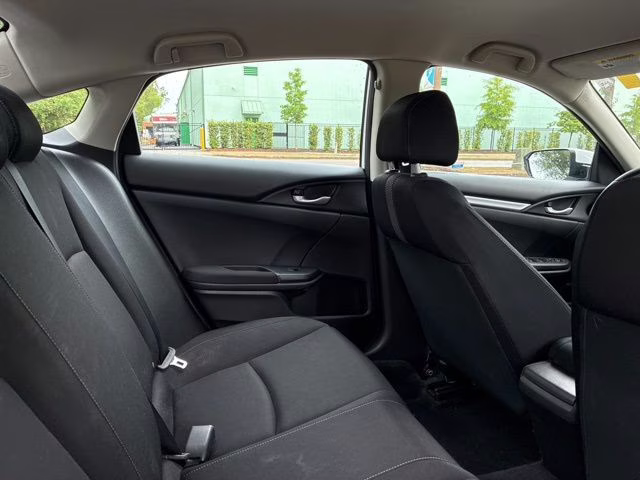 2019 White Honda Civic LX FWD Sedan