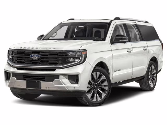 2026 Star White Metallic Tri-Coat Ford Expedition Max Platinum 4X4 SUV