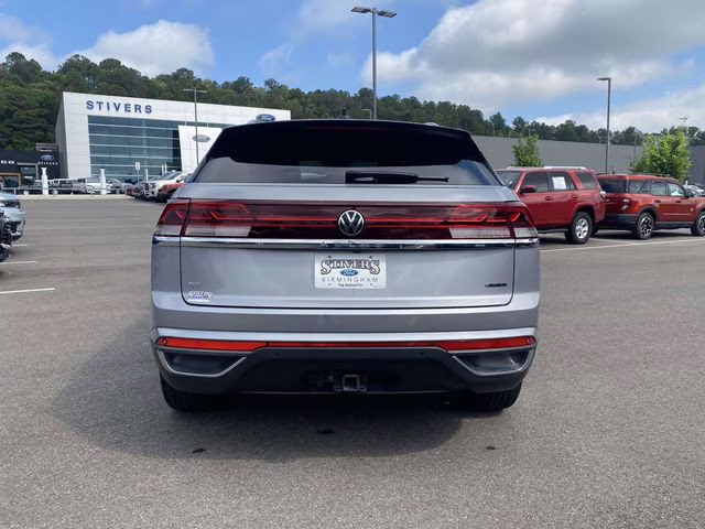 2024 Silver Mist Metallic Volkswagen Atlas Cross Sport 2.0T SE w/Technology AWD SUV