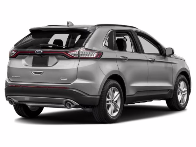2015 Ingot Silver Ford Edge SEL AWD SUV
