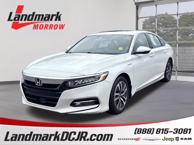 2019 Platinum White Pearl Honda Accord Hybrid EX-L FWD Sedan