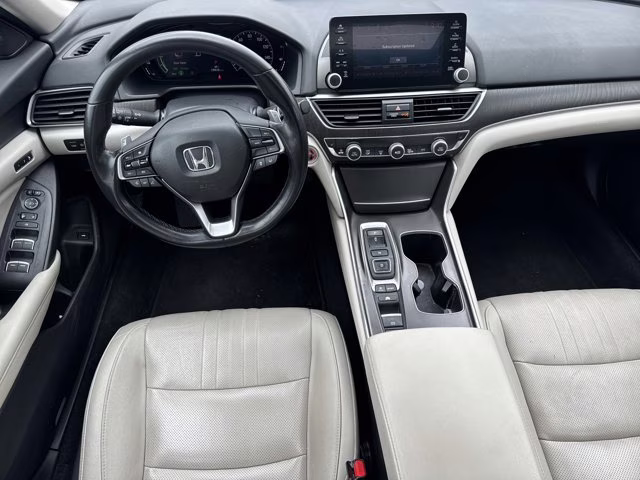 2019 Platinum White Pearl Honda Accord Hybrid EX-L FWD Sedan