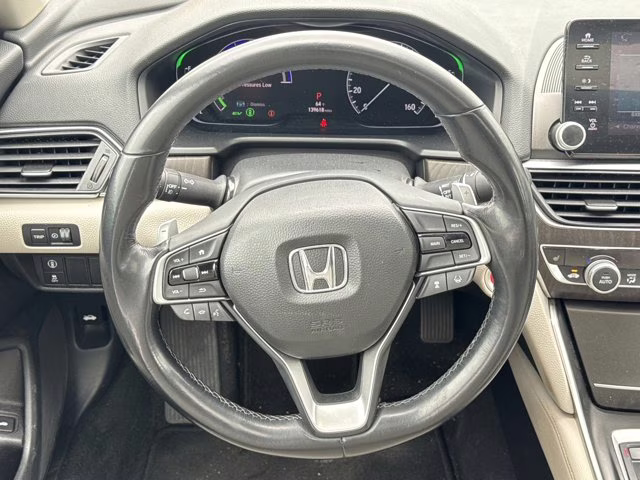 2019 Platinum White Pearl Honda Accord Hybrid EX-L FWD Sedan