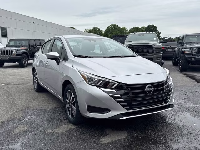 2023 Brilliant Silver Metallic Nissan Versa SV FWD Sedan