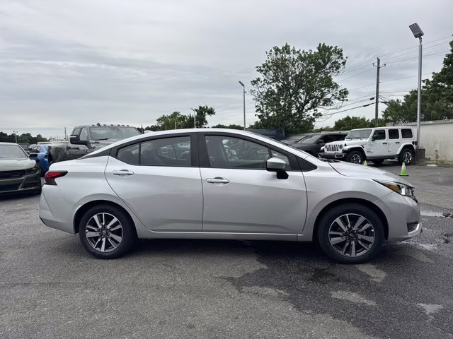 2023 Brilliant Silver Metallic Nissan Versa SV FWD Sedan