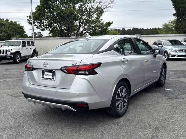 2023 Brilliant Silver Metallic Nissan Versa SV FWD Sedan