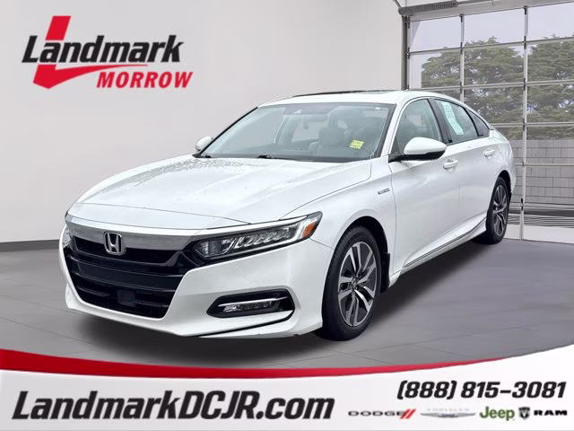 2019 Platinum White Pearl Honda Accord Hybrid EX-L FWD Sedan