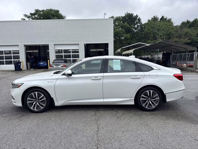 2019 Platinum White Pearl Honda Accord Hybrid EX-L FWD Sedan