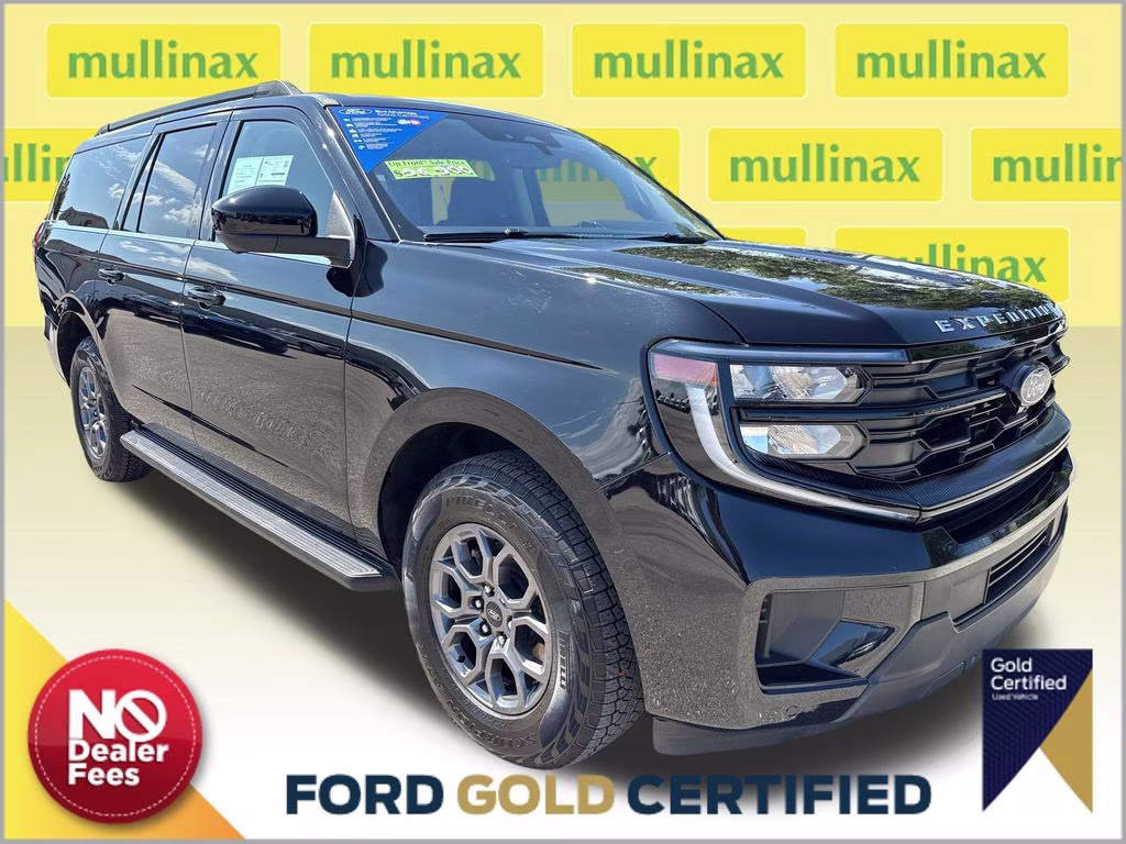 2025 Agate Black Metallic Ford Expedition Max Active RWD SUV