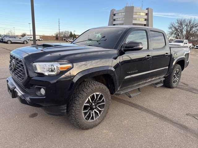 2020 Midnight Black Metallic Toyota Tacoma TRD Sport 4X4 Truck