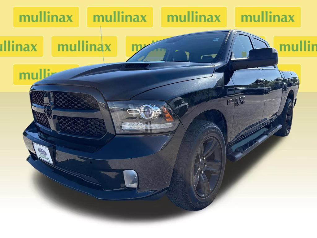 2018 Brilliant Black Crystal Pearlcoat Ram 1500 Night 4X4 Truck