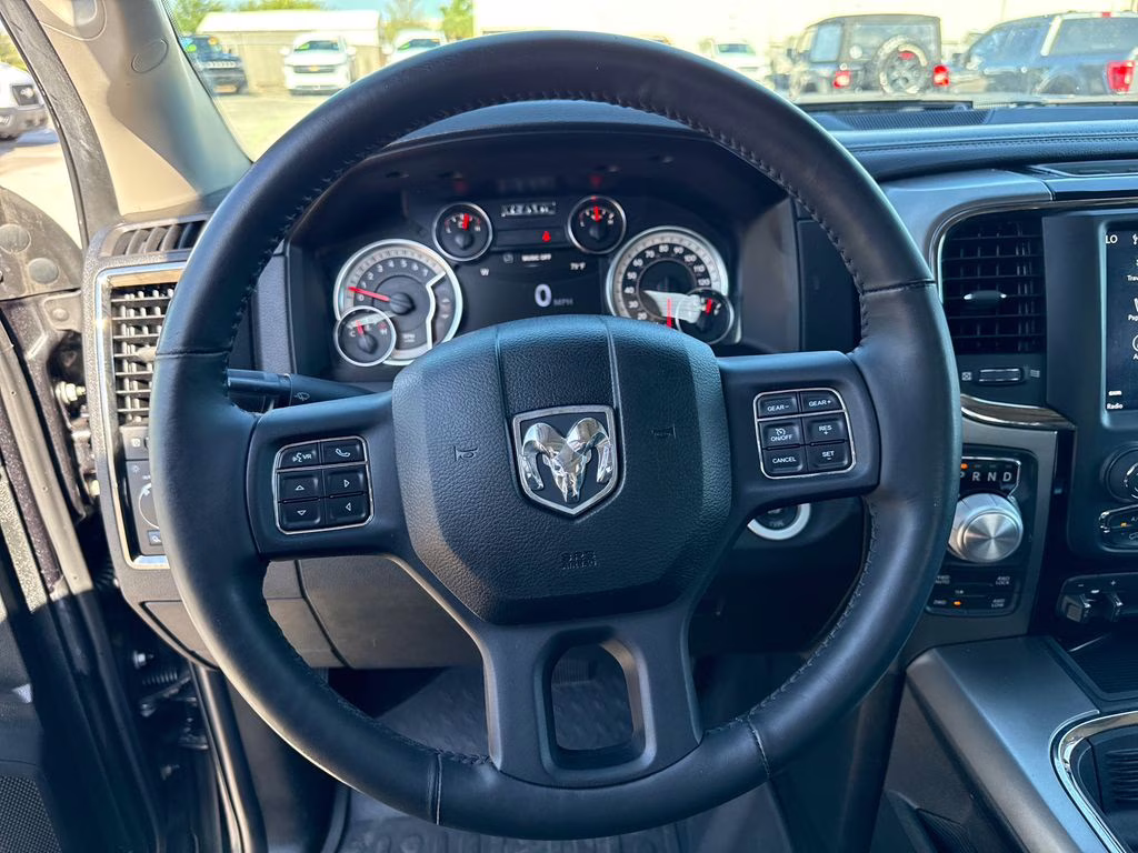 2018 Brilliant Black Crystal Pearlcoat Ram 1500 Night 4X4 Truck