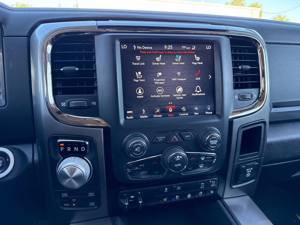 2018 Brilliant Black Crystal Pearlcoat Ram 1500 Night 4X4 Truck