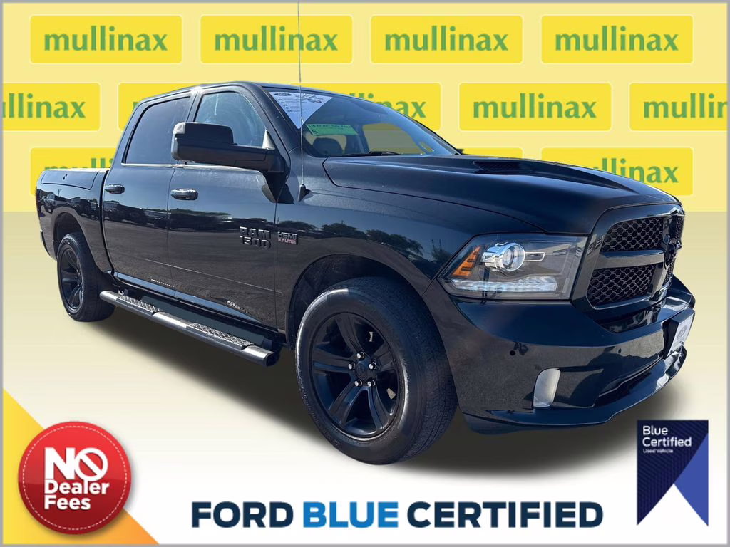 2018 Brilliant Black Crystal Pearlcoat Ram 1500 Night 4X4 Truck