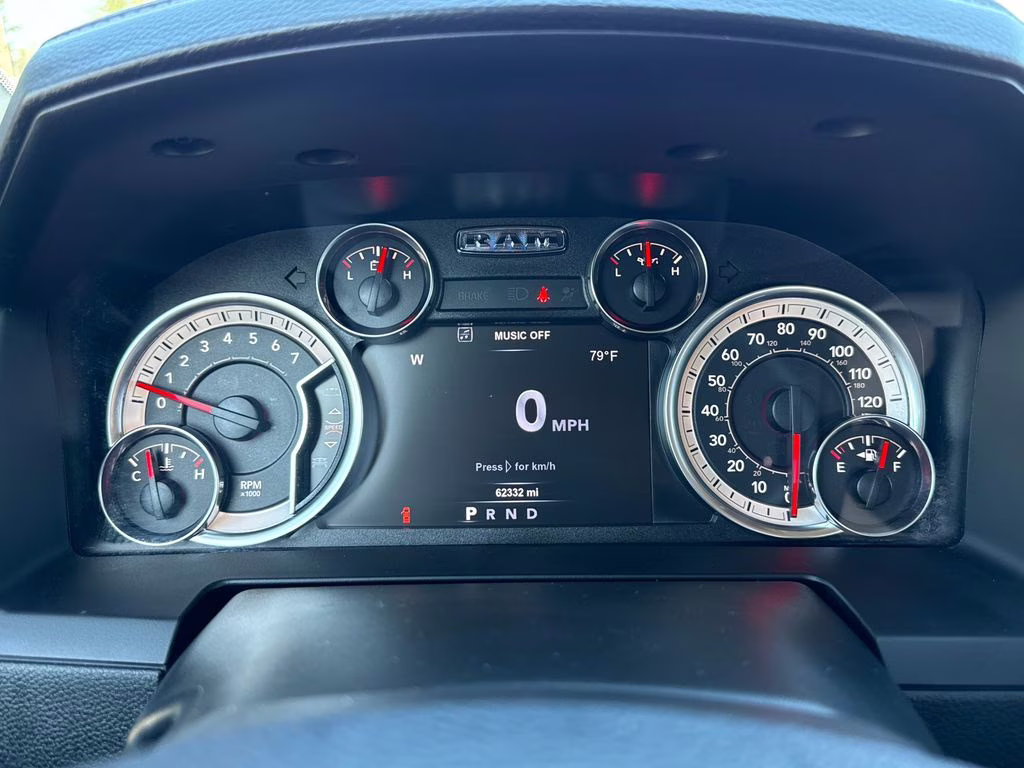 2018 Brilliant Black Crystal Pearlcoat Ram 1500 Night 4X4 Truck