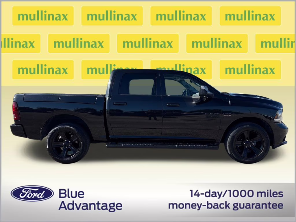 2018 Brilliant Black Crystal Pearlcoat Ram 1500 Night 4X4 Truck
