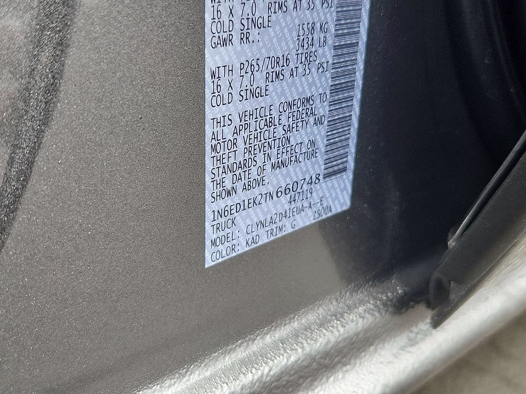 2026 Gun Metallic Nissan Frontier S 4X4 Truck