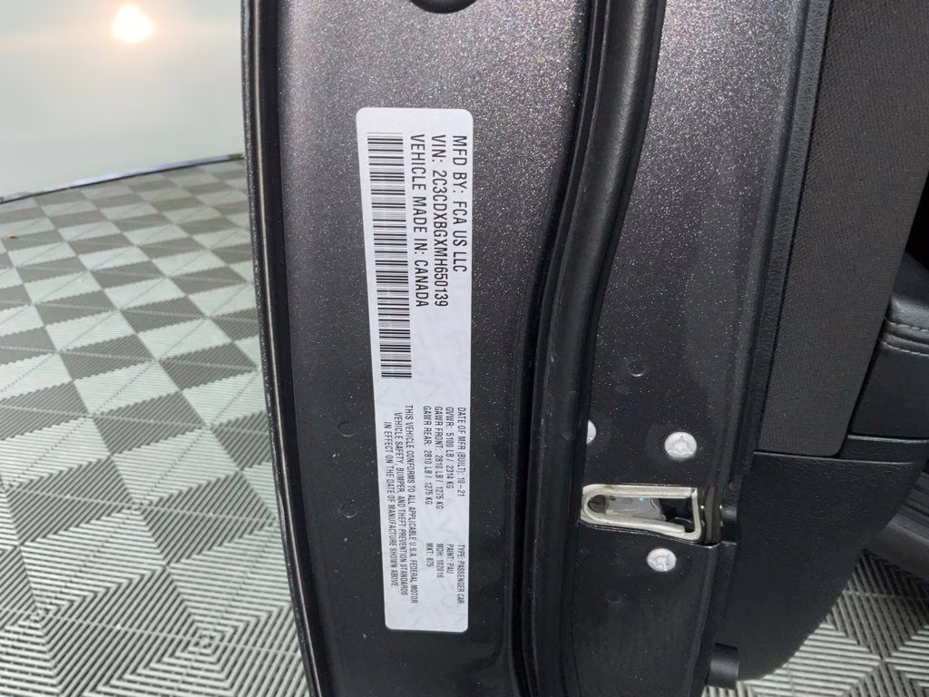 2021 Granite Dodge Charger SXT RWD Sedan