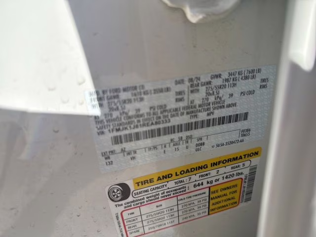 2024 White Metallic Ford Expedition Max XLT 4X4 SUV